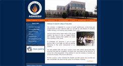 Desktop Screenshot of adarshcoe.com